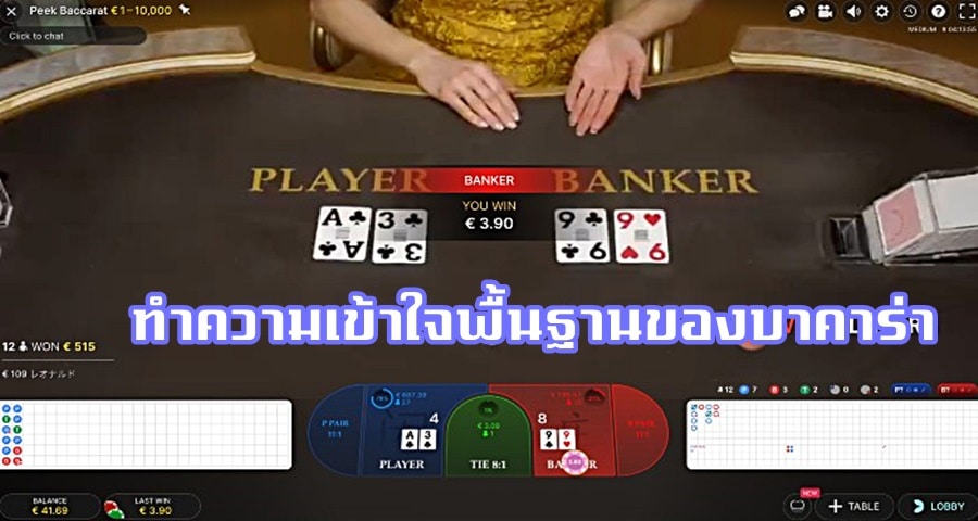 ทำความเข้าใจพื้นฐานของบาคาร่า