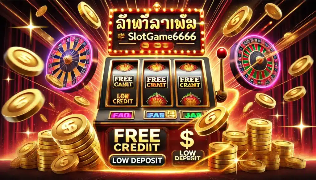 เพลินใจไปกับ Slotgame6666 ฝากน้อย ลุ้นเครดิตฟรี